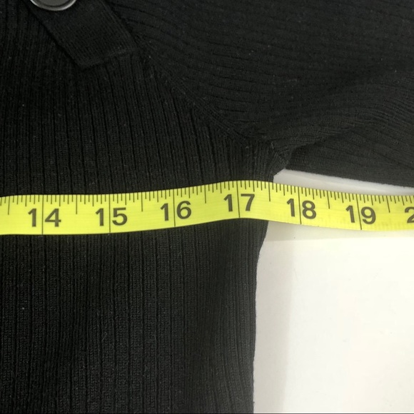 Nine & Company Black Crew Neck Black Sweater Sz. L - Picture 4 of 5